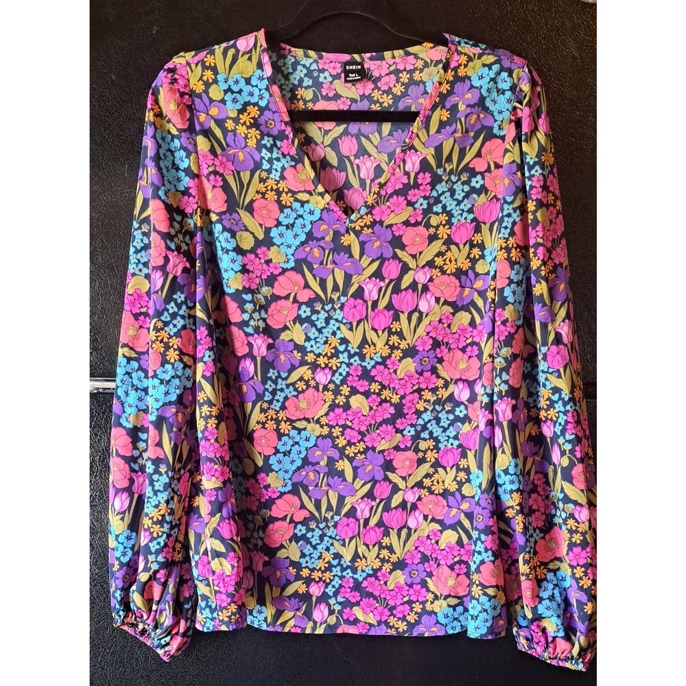 Shein Floral Tall Large Blouse